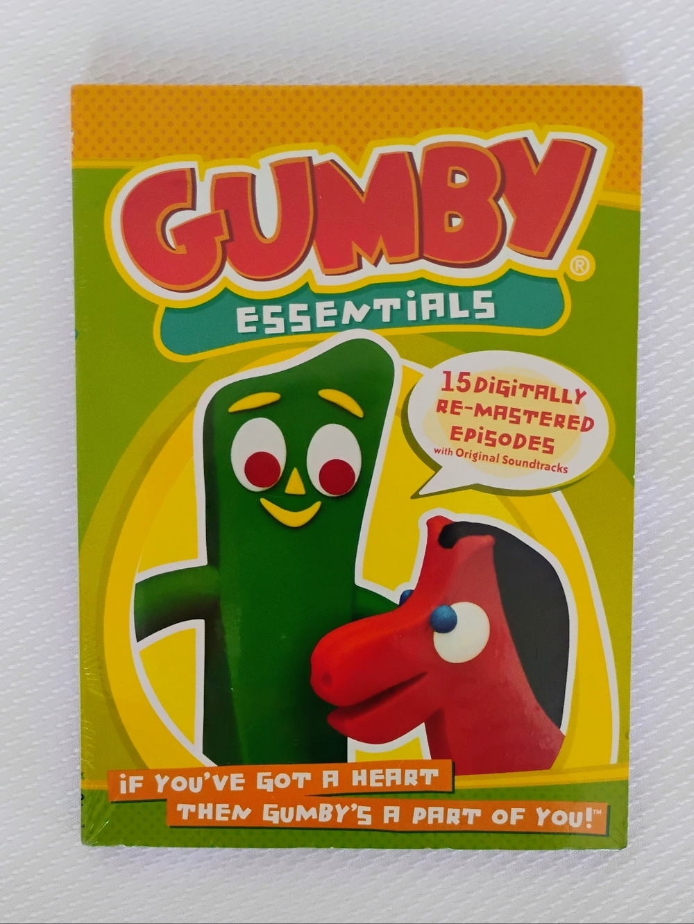 Gumby Essentials - Vol. 1 (DVD, 2007) 15 episodes from the 50's, 60's and 80's